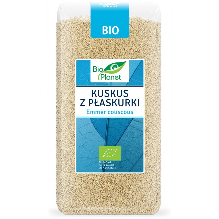 KASZA KUSKUS Z PŁASKURKI BIO 400 g - BIO PLANET