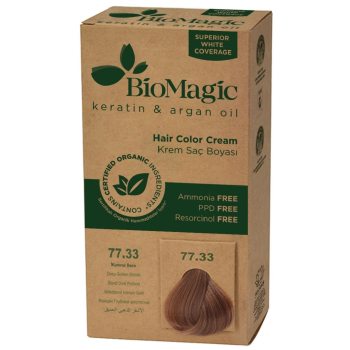 FARBA DO WŁOSÓW GŁĘBOKI ZŁOTY BLOND (77.33) 250 g - BIOMAGIC