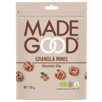 GRANOLA KULKI Z CZEKOLADĄ BEZGLUTENOWE BIO 100 g - MADEGOOD