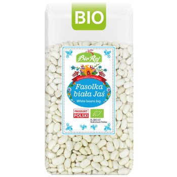 FASOLKA BIAŁA JAŚ BIO (POLSKA) 400 g - BIO RAJ