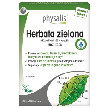 HERBATA ZIELONA 30 TABLETEK - PHYSALIS