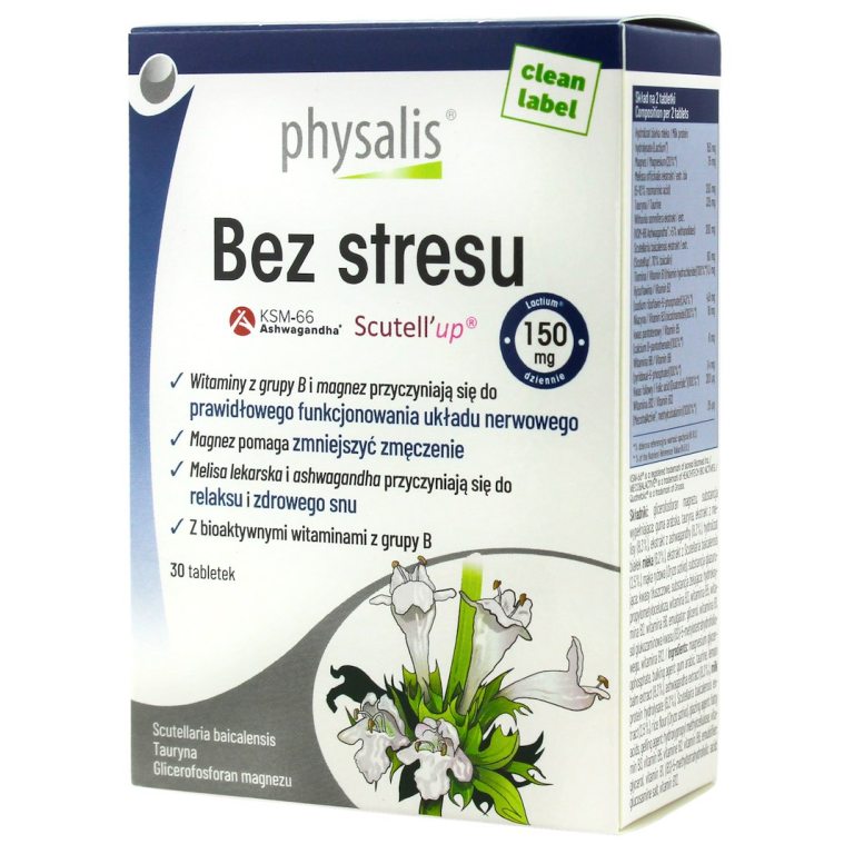 TABLETKI NA REDUKCJĘ STRESU 30 szt. - PHYSALIS