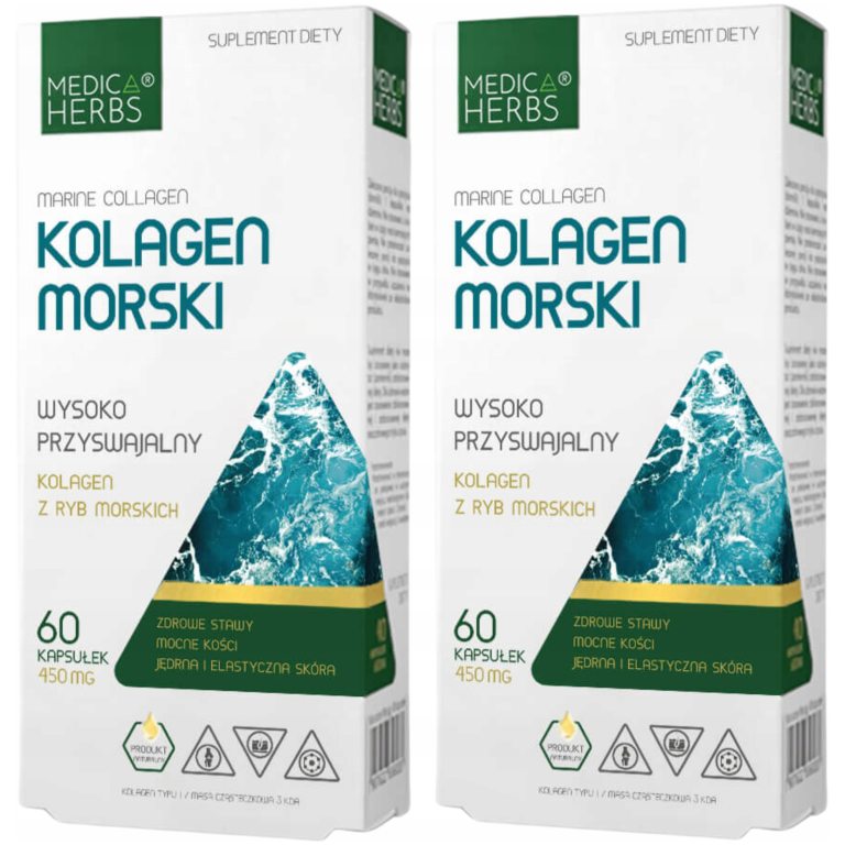 2x MEDICA HERBS Kolagen Morski 60K