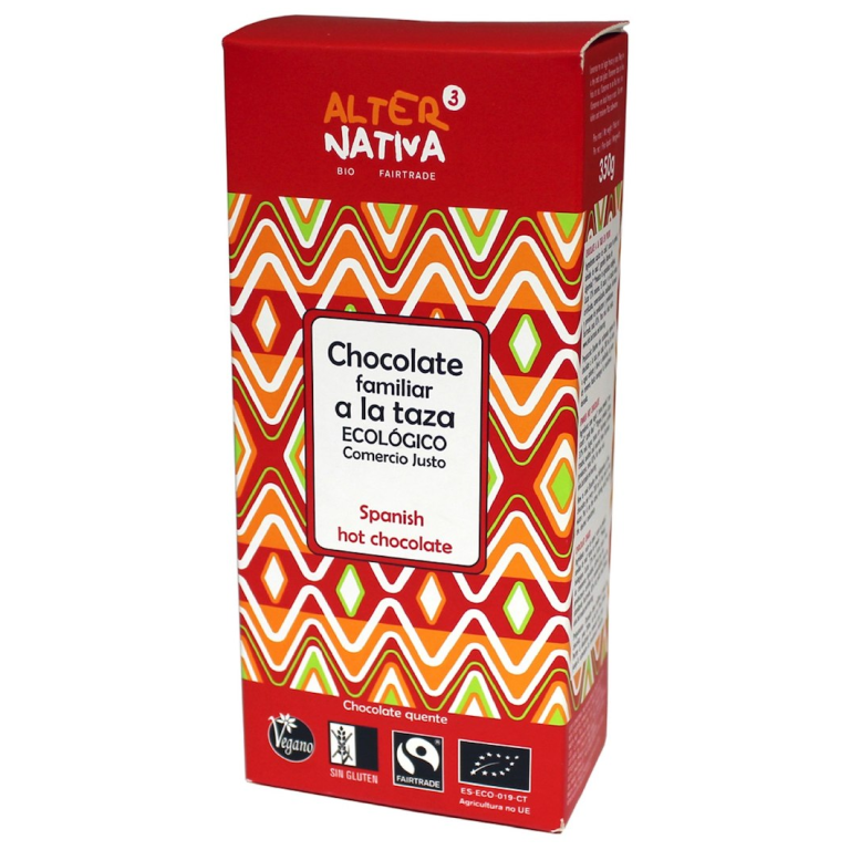 CZEKOLADA DO PICIA NA GORĄCO FAIR TRADE BEZGLUTENOWA BIO 350 g - ALTERNATIVA3