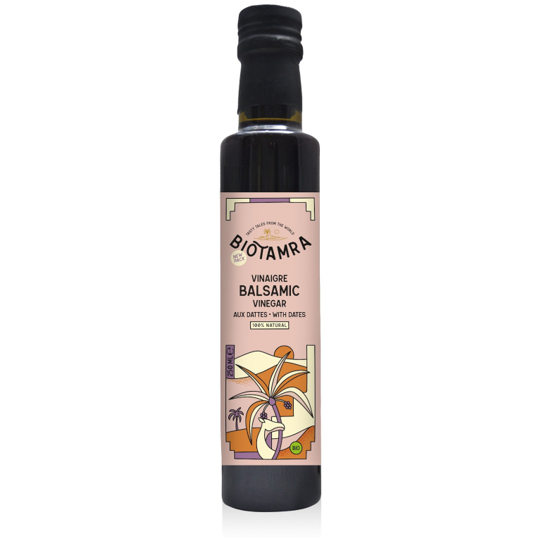 OCET BALSAMICZNY DAKTYLOWY BEZ DODATKU CUKRÓW BIO 250 ml - BIOTAMRA