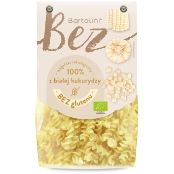 MAKARON (Z BIAŁEJ KUKURYDZY) ŚWIDERKI BEZGLUTENOWY BIO 250 g - BARTOLINI