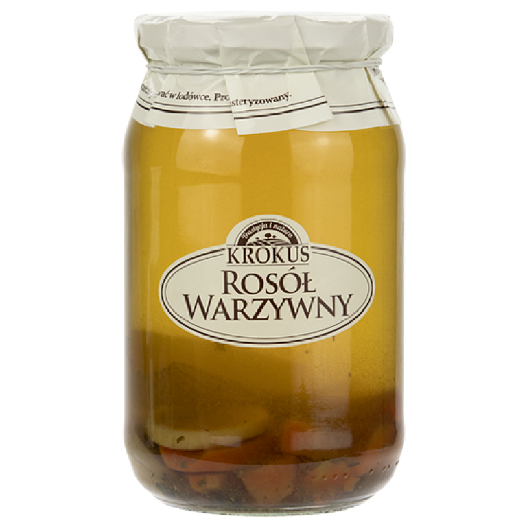BULION WARZYWNY W PŁYNIE BEZ DODATKU CUKRÓW BEZGLUTENOWY 810 ml - KROKUS