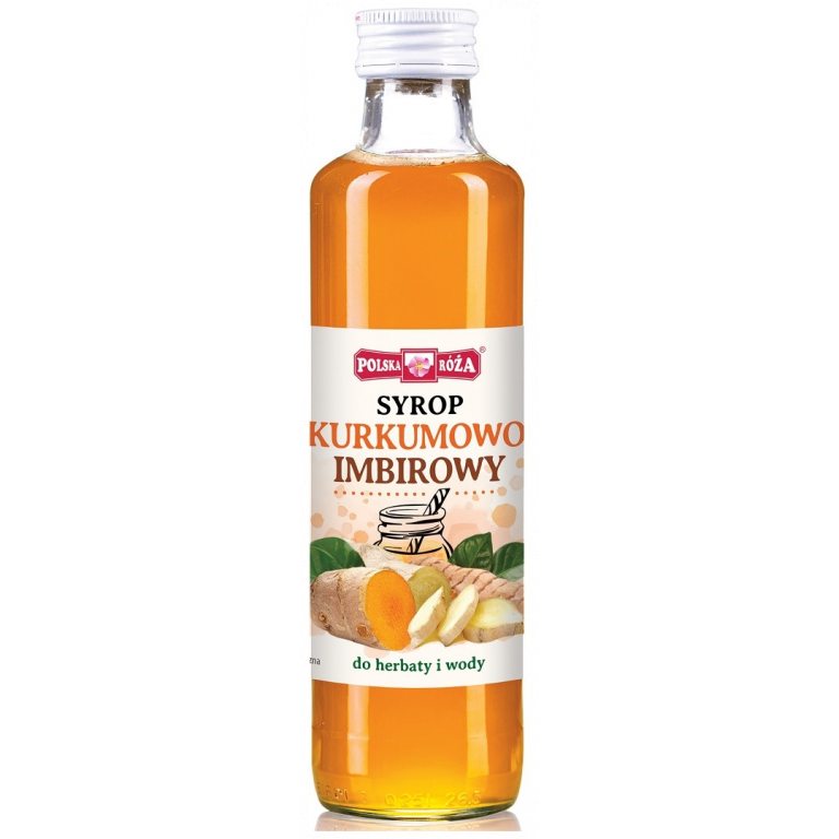 SYROP KURKUMOWO - IMBIROWY 250 ml - POLSKA RÓŻA