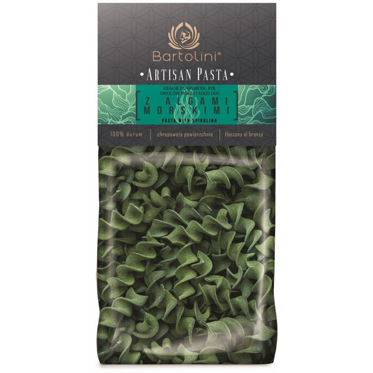 MAKARON (SEMOLINOWY Z ALGAMI MORSKIMI) ŚWIDERKI 300 g - BARTOLINI (ARTISAN PASTA)