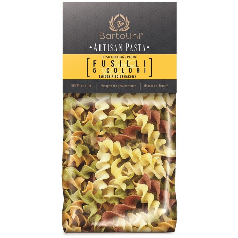 MAKARON (SEMOLINOWY 5-SMAKOWY) ŚWIDERKI 300 g - BARTOLINI (ARTISAN PASTA)