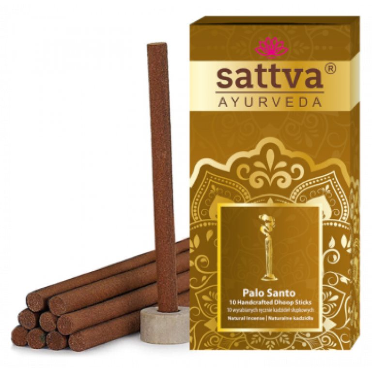 KADZIDEŁKA INDYJSKIE SŁUPKOWE PALO SANTO (10 szt.) 20 g - SATTVA (AYURVEDA)