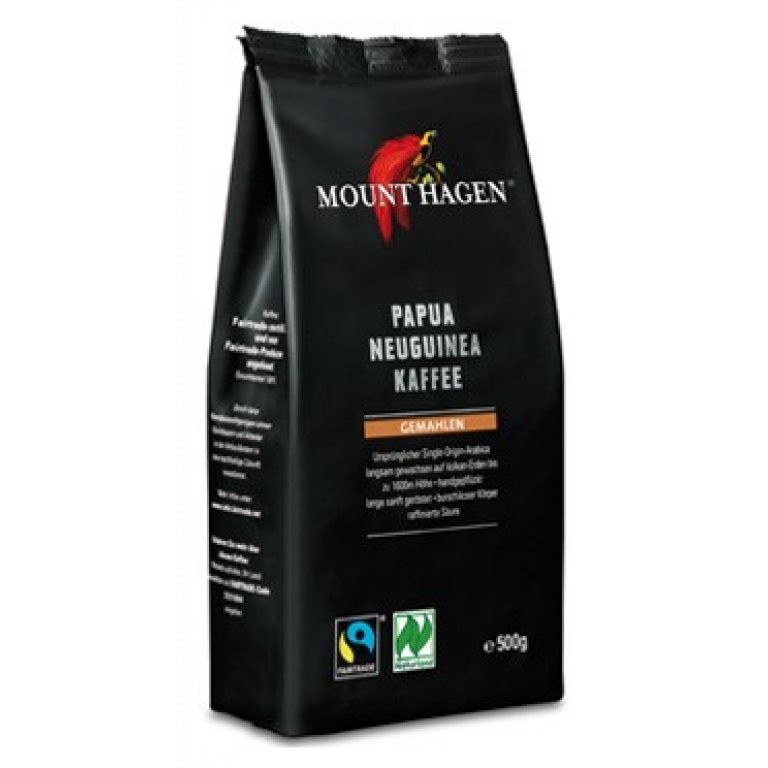 KAWA MIELONA ARABICA 100 % PAPUA NOWA GWINEA FAIR TRADE BIO 500 g - MOUNT HAGEN