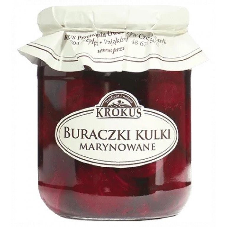 BURACZKI MARYNOWANE KULKI 470 g (300 g) - KROKUS