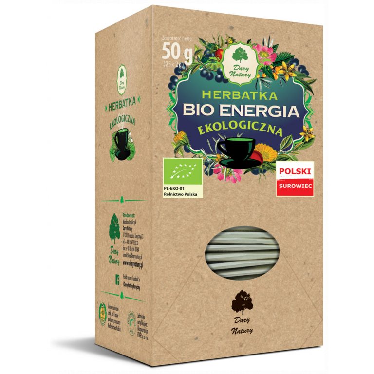 HERBATKA ENERGIA BIO (25 x 2 g) 50 g - DARY NATURY