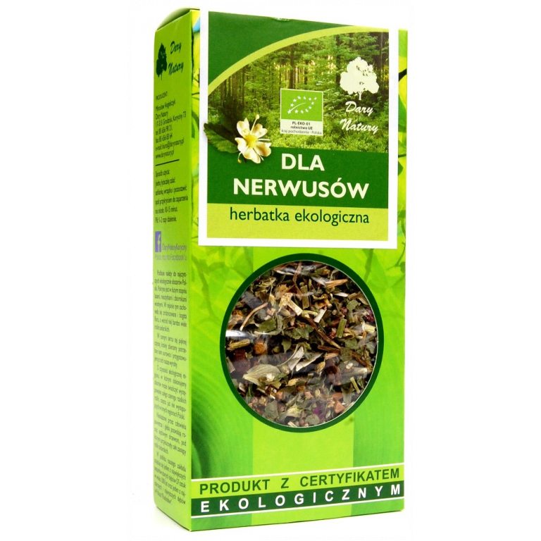 HERBATKA DLA NERWUSÓW BIO 50 g - DARY NATURY