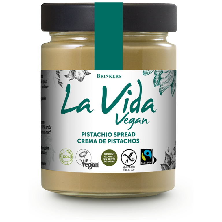 KREM PISTACJOWY BEZGLUTENOWY FAIR TRADE BIO 270 g - LA VIDA
