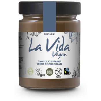KREM CZEKOLADOWY BEZGLUTENOWY FAIR TRADE BIO 270 g - LA VIDA