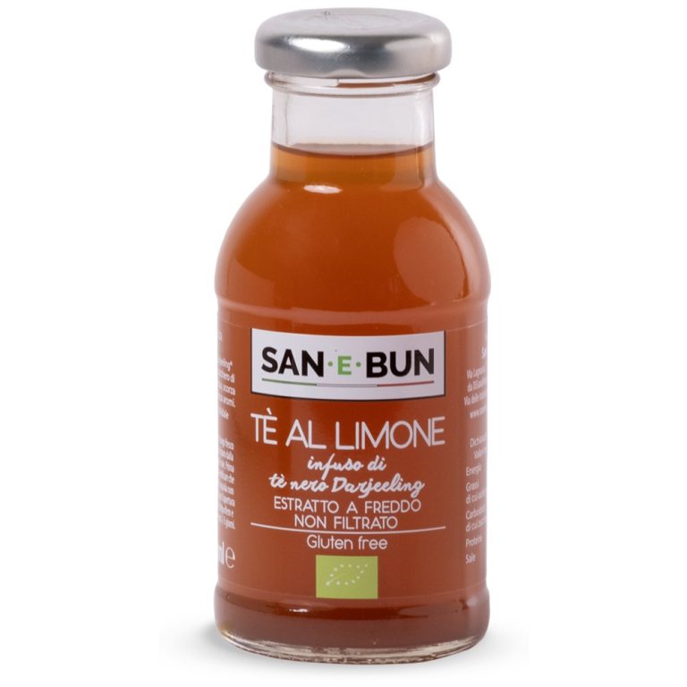 NAPÓJ HERBACIANY Z CYTRYNĄ BEZGLUTENOWY BIO 200 ml - SAN E BUN