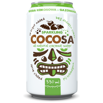 WODA KOKOSOWA GAZOWANA 330 ml - DIET-FOOD (COCOSA)