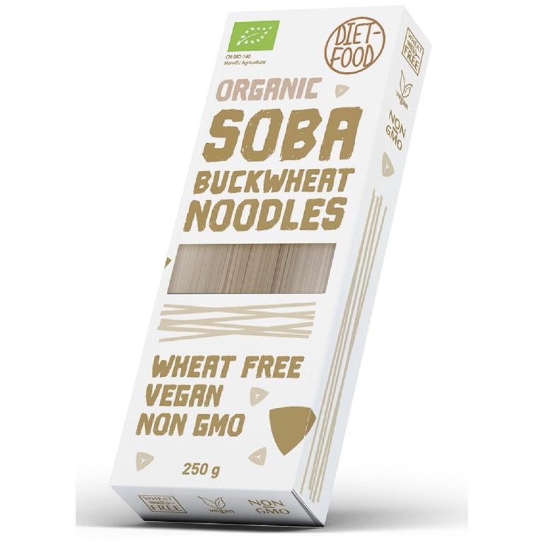 MAKARON (GRYCZANY) NOODLE SOBA BIO 250 g - DIET-FOOD