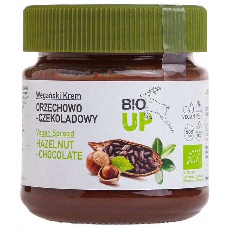 KREM ORZECHOWO - CZEKOLADOWY BEZGLUTENOWY BIO 190 g - ME GUSTO (BIO UP)