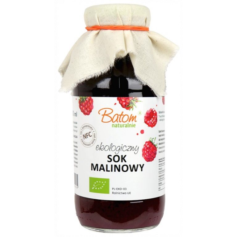 SOK MALINOWY NFC BIO 330 ml - BATOM