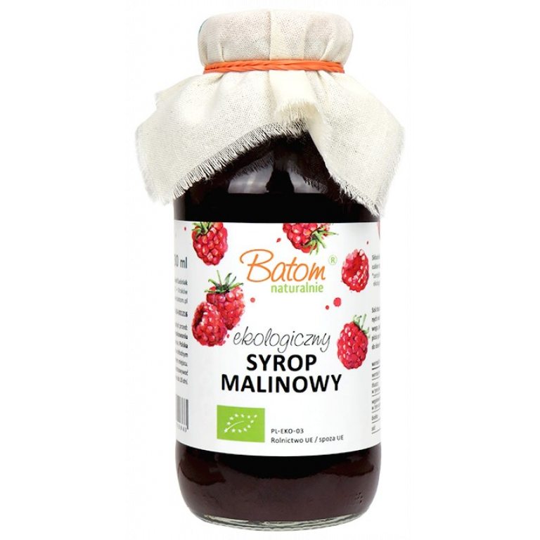 SYROP MALINOWY BIO 330 ml - BATOM