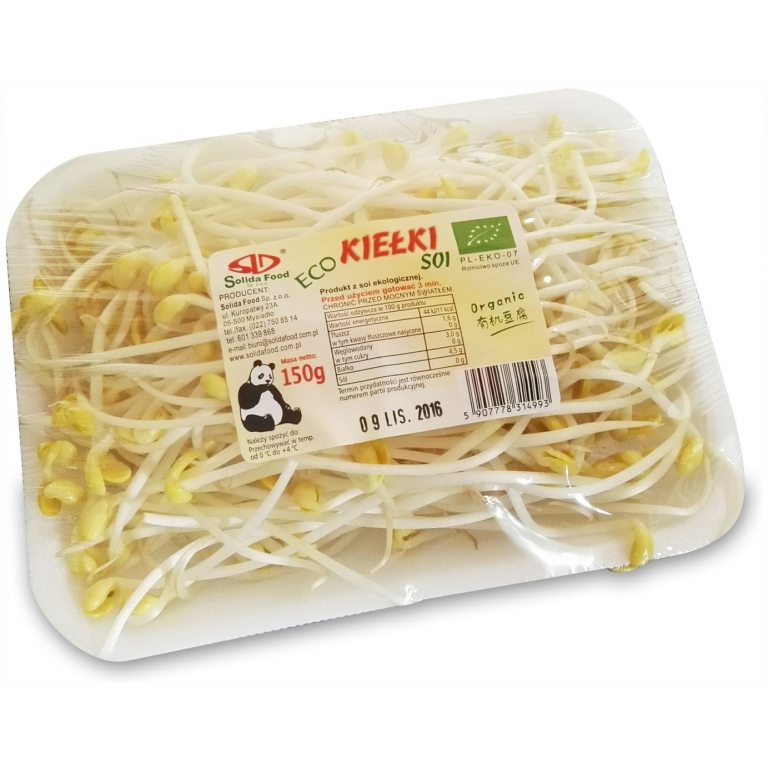 KIEŁKI SOI ŚWIEŻE BIO (około 150 g)