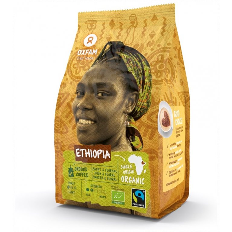 KAWA MIELONA ARABICA 100 % YIRGACHEFFE ETIOPIA FAIR TRADE BIO 250 g - OXFAM