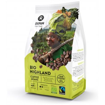 KAWA ZIARNISTA ARABICA/ROBUSTA WYSOKOGÓRSKA FAIR TRADE BIO 250 g - OXFAM