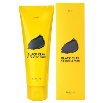 PIANKA KOREAŃSKA DO TWARZY OCZYSZCZAJĄCA CZARNA GLINKA 100 ml - BARULAB