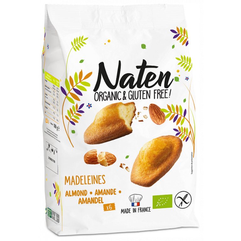 CIASTKA Z MIGDAŁAMI BEZGLUTENOWE BIO 180 g - NATEN