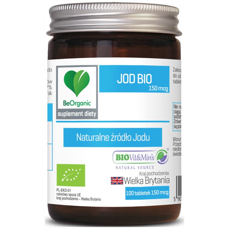 JOD BIO (150 µg) 100 TABLETEK - BE ORGANIC