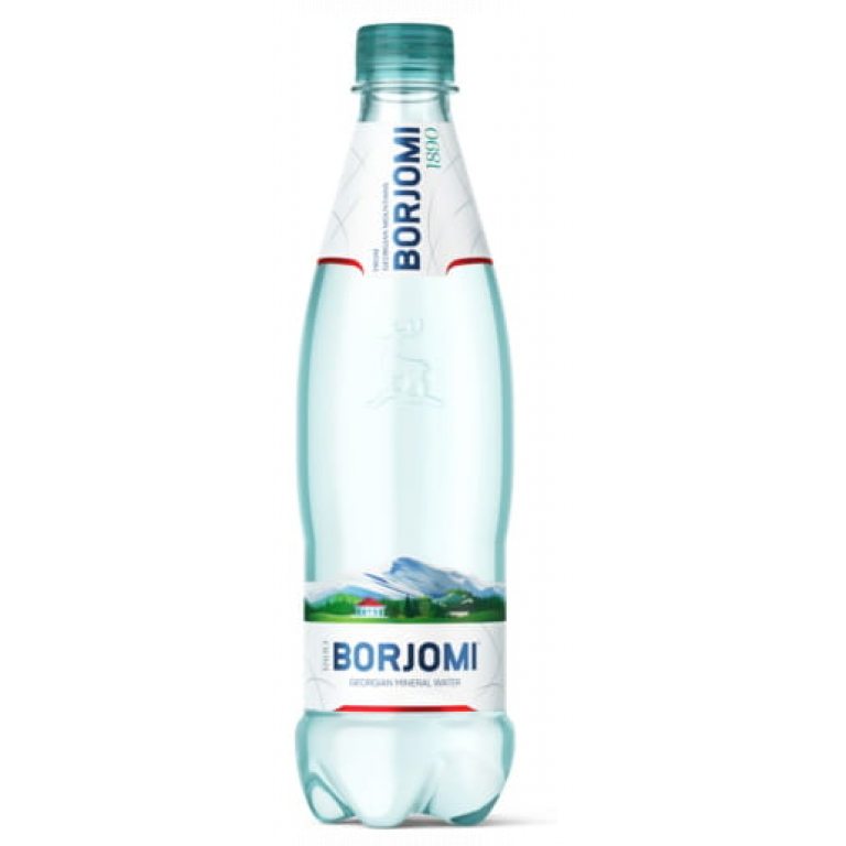 NATURALNA WODA MINERALNA GAZOWANA 500 ml - BORJOMI