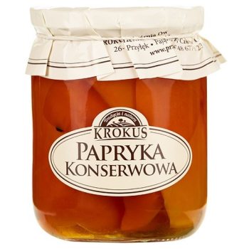 PAPRYKA KONSERWOWA BEZGLUTENOWA 480 g (230 g) - KROKUS