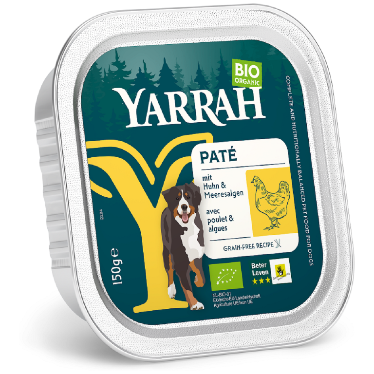 (DLA PSA) PASZTET Z KURCZAKA Z ALGAMI MORSKIMI BIO 150 g - YARRAH