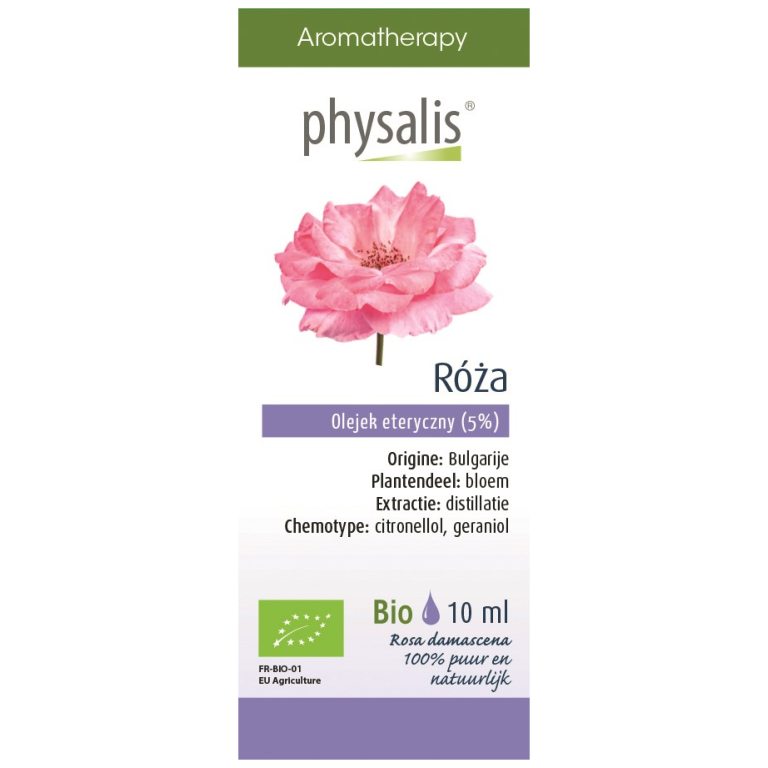 OLEJEK ETERYCZNY RÓŻA BIO 10 ml - PHYSALIS