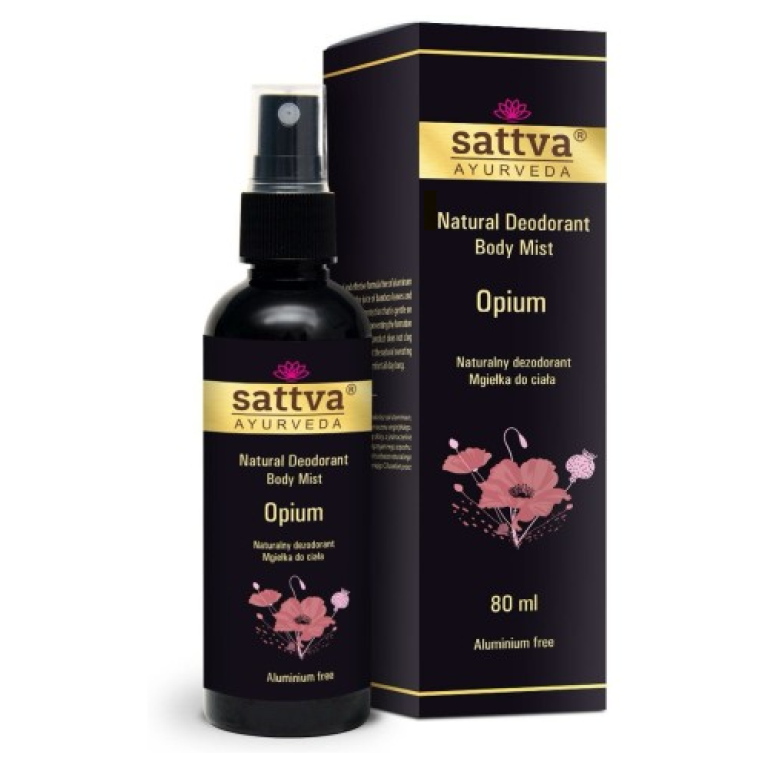 DEZODORANT - MGIEŁKA DO CIAŁA OPIUM 80 ml - SATTVA (AYURVEDA)