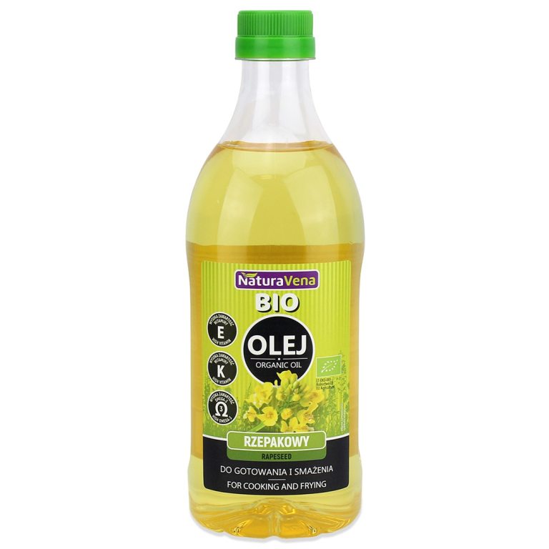 OLEJ RZEPAKOWY DO GOTOWANIA I SMAŻENIA OMEGA-3 BIO 1 L - NATURAVENA