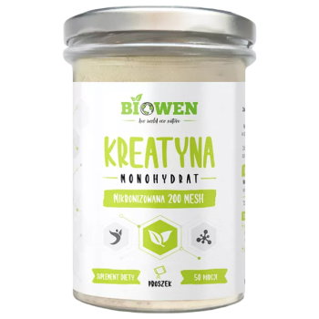 KREATYNA MONOHYDRAT PROSZEK BEZGLUTENOWA 250 g - BIOWEN