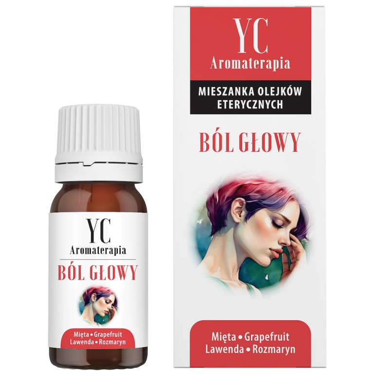 OLEJEK ETERYCZNY MIX NA BÓL GŁOWY 10 ml - YOUR CANDLE