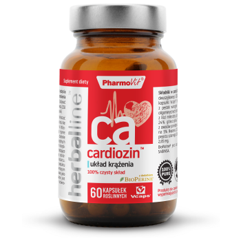 KAPSUŁKI NA UKŁAD KRĄŻENIA (CARDIOZIN) BEZGLUTENOWE 60 szt. - PHARMOVIT (HERBALLINE)