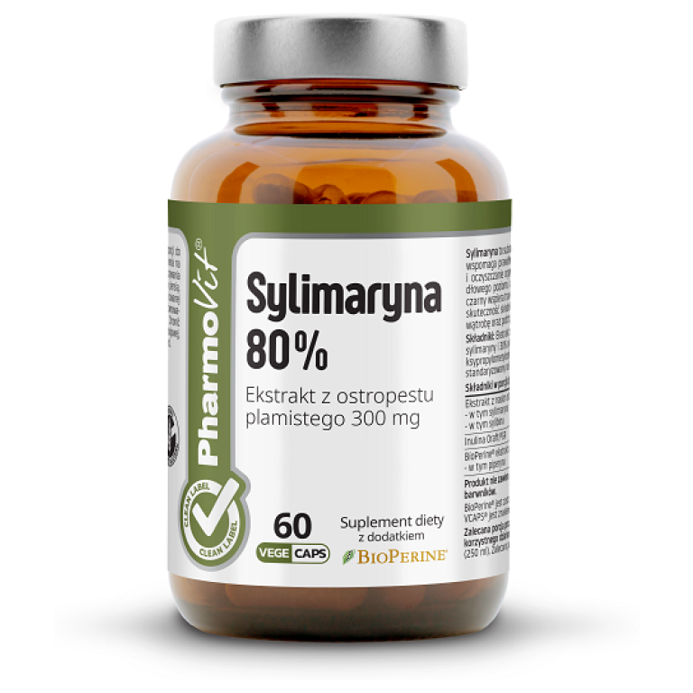 SYLIMARYNA (240 mg) BEZGLUTENOWA 60 KAPSUŁEK - PHARMOVIT (CLEAN LABEL)