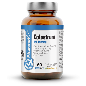 COLOSTRUM BOVINUM BEZGLUTENOWE 60 KAPSUŁEK - PHARMOVIT (CLEAN LABEL)