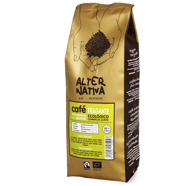 KAWA ZIARNISTA ARABICA 100 % FAIR TRADE BEZGLUTENOWA BIO 500 g - ALTERNATIVA