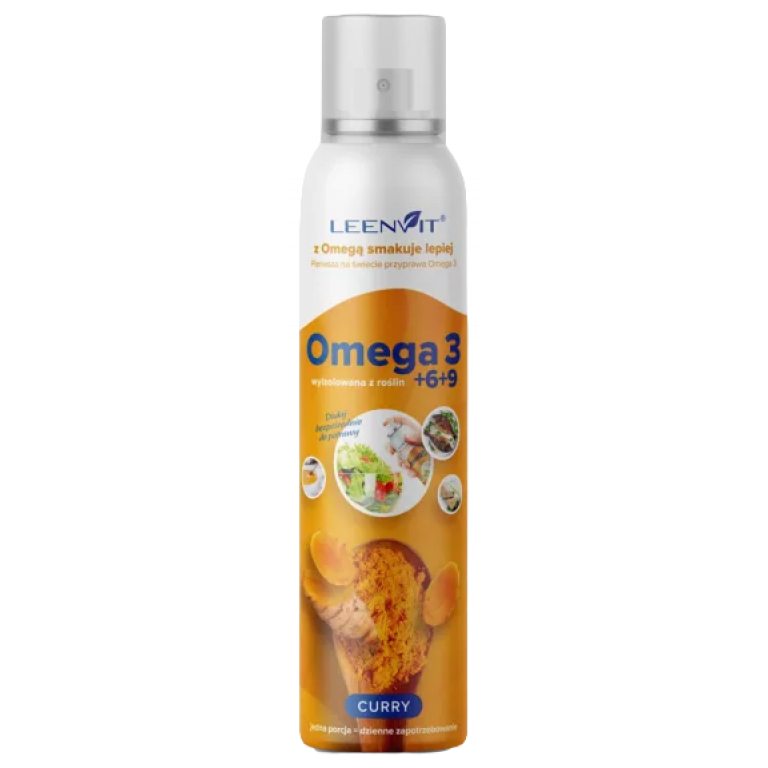 OMEGA 3-6-9 O SMAKU CURRY W SPRAYU 150 ml - LEENVIT