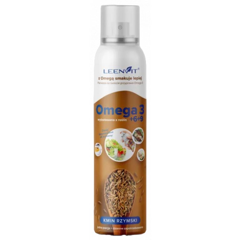 OMEGA 3-6-9 O SMAKU KMINU RZYMSKIEGO W SPRAYU 150 ml - LEENVIT