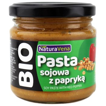 PASTA SOJOWA Z PAPRYKĄ BIO 185 g - NATURAVENA