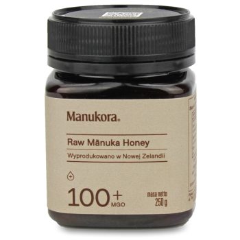 MIÓD MANUKA RAW MGO 100+ 250 g - MANUKORA