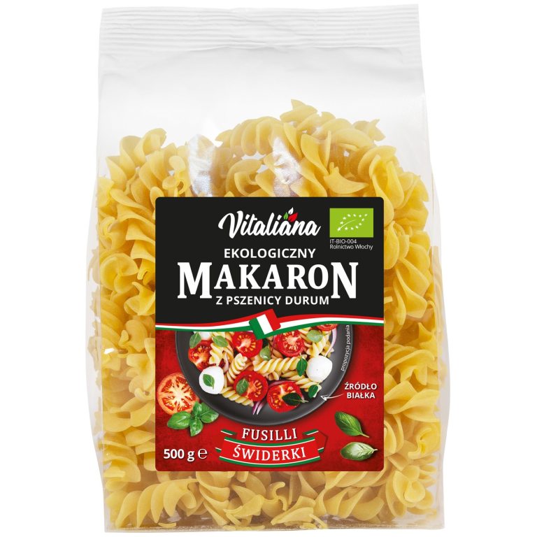 MAKARON (SEMOLINOWY) ŚWIDERKI BIO 500 g - VITALIANA